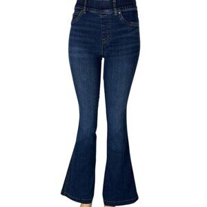 SPANX Dark Wash Flare Jeans Petite S EUC
